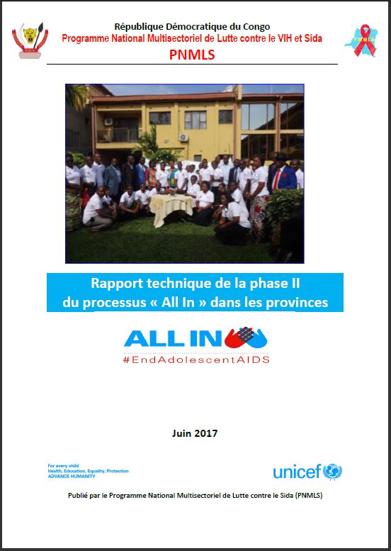 Rapport technique de la phase II du processus « All In » dans les provinces