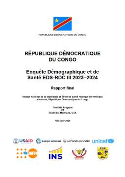 Enquête Démographique et de Santé EDS-RDC III 2023–2024