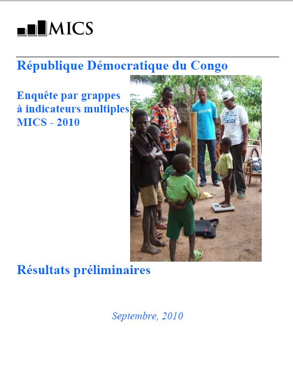Enquête par grappes à indicateurs multiples MICS - 2010